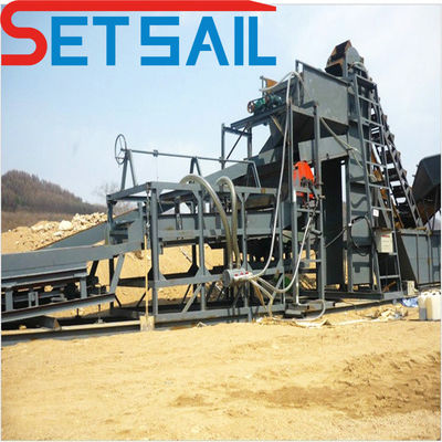 Cummis y Weichai Generador Maquinaria de minería de oro y diamantes con chute de vibración