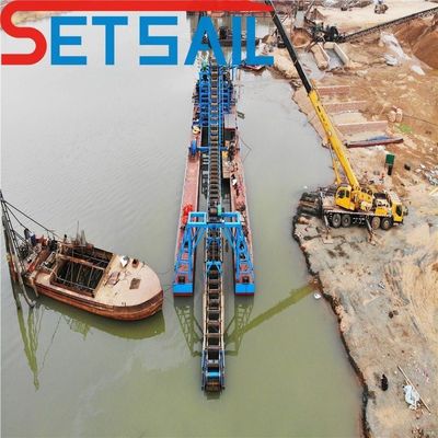 24-38m Generador de longitud total Conjuntos de río Minería de diamantes Barco con equipos de centrifugadora