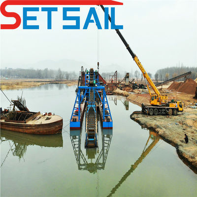 24-38m Generador de longitud total Conjuntos de río Minería de diamantes Barco con equipos de centrifugadora