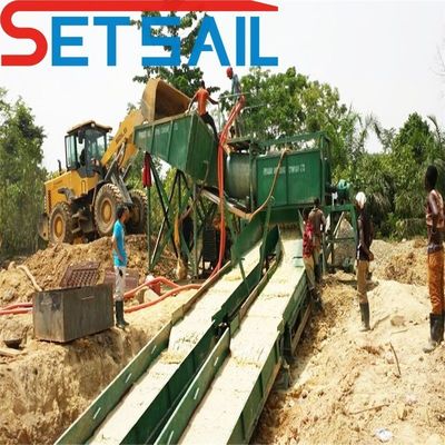 Paquete Peso bruto 5000.000kg Maquinaria de arena de hierro de tierra para el diamante y el oro