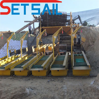 2kw-10kw Conjunto de energía de elevación Río de vela Maquinaria de selección de arena de hierro con paracaídas de oro