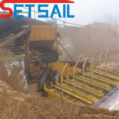 2kw-10kw Conjunto de energía de elevación Río de vela Maquinaria de selección de arena de hierro con paracaídas de oro