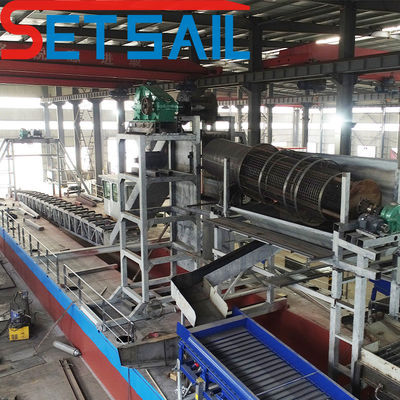 60m3-300m3 Capacidad Equipo de oro y diamantes Maquinaria de minería fluvial con US 2000/conjunto de muestras
