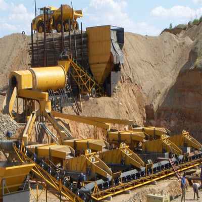 120kw-2000kw Potencia total del generador LM-8 Trommel Land Máquina de extracción de oro y diamantes