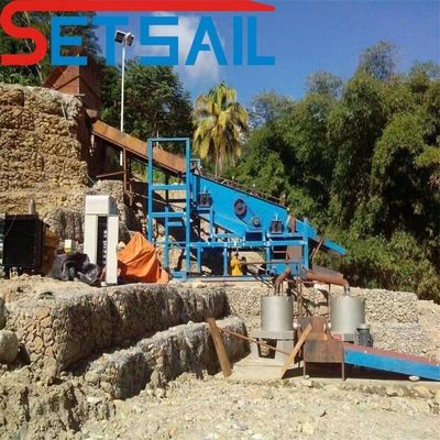 Máquina de alimentación de 10-100kw para minería 2 metros construido chute tierra oro y equipo de diamantes
