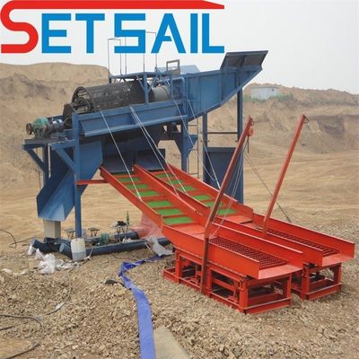 Máquina de alimentación de 10-100kw para minería 2 metros construido chute tierra oro y equipo de diamantes