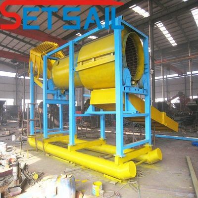 Máquina de alimentación de 10-100kw para minería 2 metros construido chute tierra oro y equipo de diamantes