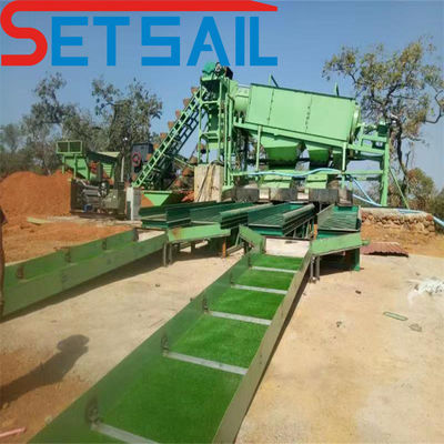 50-500 toneladas Capacidad Minería terrestre Oro y equipo de diamantes tambor de pantalla 1 juego Min.Order