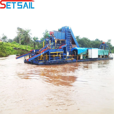 75kw-150kw Generador de la cadena de energía del cubo de oro excavadora para la extracción y recuperación de oro