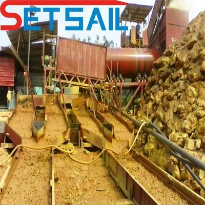 Equipo de extracción de oro con cabeza de 8-15 metros y capacidad de cubo de 0,07 m3
