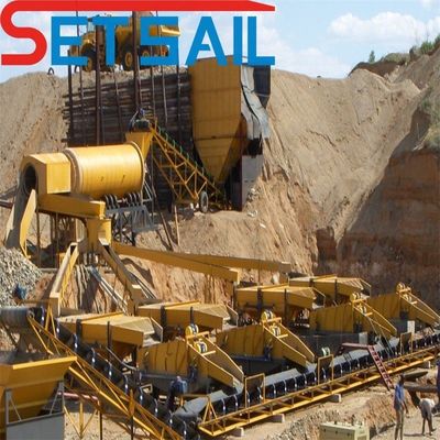 Equipo de extracción de oro con cabeza de 8-15 metros y capacidad de cubo de 0,07 m3