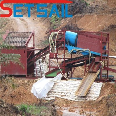 Equipo de minería terrestre con maquinaria de jigging y flujo de agua de 200 m3/h Diseño personalizado