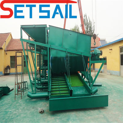 Equipo de minería terrestre con maquinaria de jigging y flujo de agua de 200 m3/h Diseño personalizado