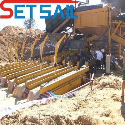 Motor diesel LM-21 Equipo de extracción de oro y diamantes personalizado con paracaídas de agitación