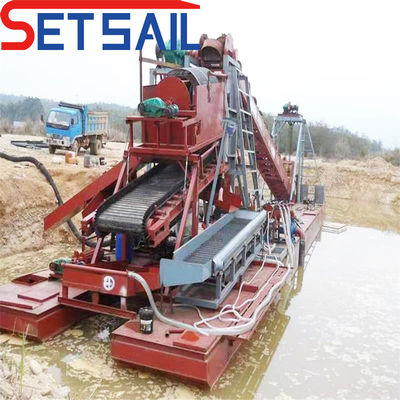 Alfombra de oro Máquinas de dragado de minería fluvial de alta capacidad con tiempo de entrega estimado