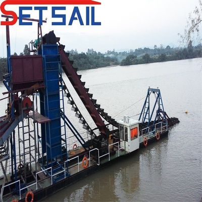 Alfombra de oro Máquinas de dragado de minería fluvial de alta capacidad con tiempo de entrega estimado