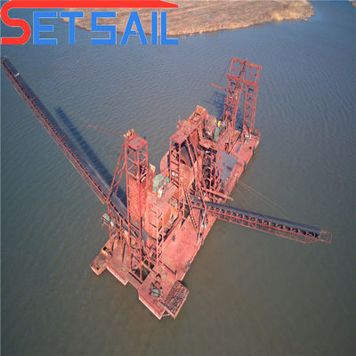 Generador de energía de 75-150kw de alta potencia Río de extracción de oro draga para equipos de diamante del lago