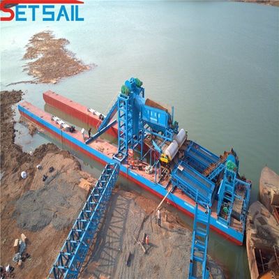 75kw-150kw Generador de energía Maquinaria de minería de ríos para la minería de estaño de diamantes de Lake Gold