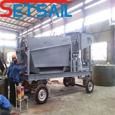 100m3-500m3 Capacidad Acero de carbono Equipo de minería de oro terrestre con paracaídas de agitación de diamantes