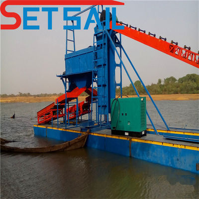 Generador de motor diesel de 75-150 kW para equipos de extracción de oro en máquinas de minería fluvial