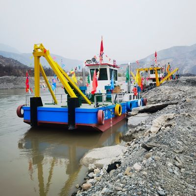 Botes de servicio multifunción de 12kw-50kw con generador de energía para excavadoras de succión de corte
