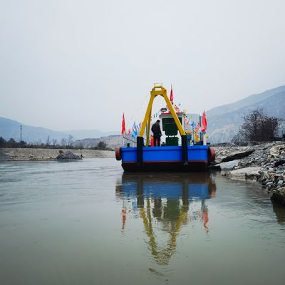 Botes de servicio multifunción de 12kw-50kw con generador de energía para excavadoras de succión de corte