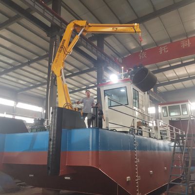 Botes de servicio multifunción de 12kw-50kw con generador de energía para excavadoras de succión de corte