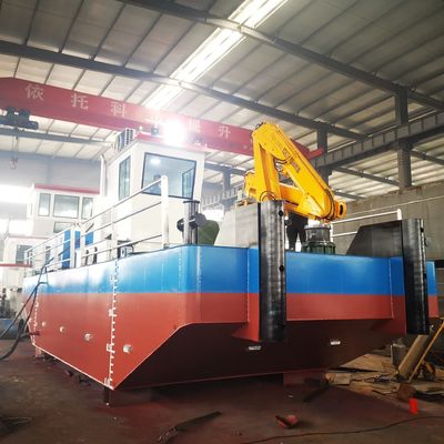Botes de servicio multifunción de 12kw-50kw con generador de energía para excavadoras de succión de corte