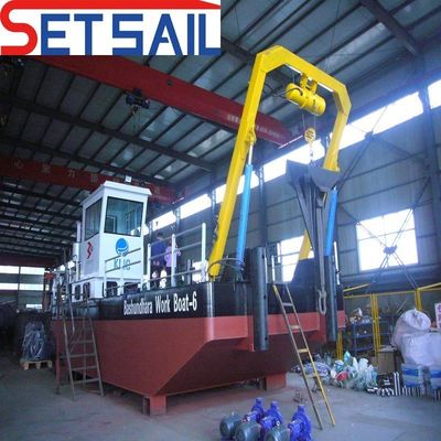 Barco de trabajo de servicio multifunción de doble hélice de 300-500 CV para muestras de dragas