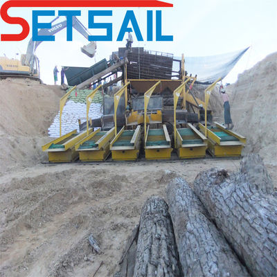 Maquinaria de minería terrestre hecha con capacidad de cubo de jigging 0,07m3 Multi Color