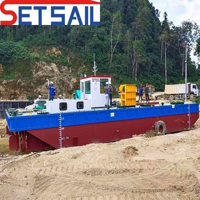 Barco de trabajo de servicio multifunción de motores diésel Cummins con casco de acero de aleación resistente
