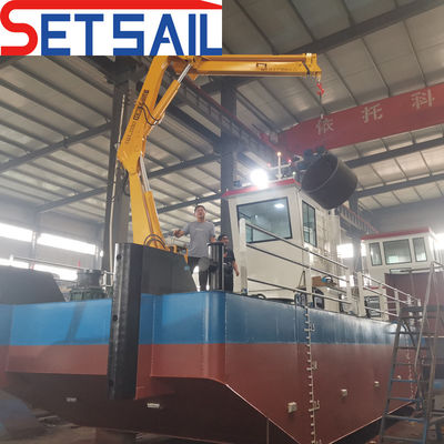 Barco de trabajo de servicio multifunción de motores diésel Cummins con casco de acero de aleación resistente