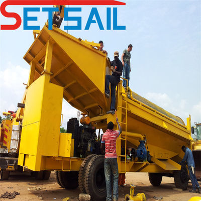 Centrifugadora de maquinaria de minería de diamantes de tierra con cabeza de 8-15 metros y voltaje de 380V