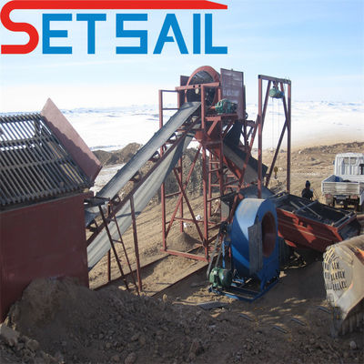 Máquinas de minería terrestre de 50-500 toneladas de capacidad y rendimiento para el flujo de agua de polvo de hierro 200m3/h