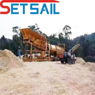 Maquinaria para la minería terrestre de oro y diamantes con dos conjuntos de centrifugadoras de capacidad entre 50 y 500 toneladas