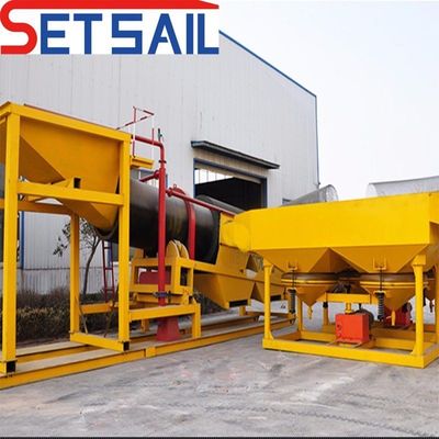 50-500 toneladas Centrifugadora terrestre Máquina de diamantes Planta de oro para el procesamiento de oro a gran escala