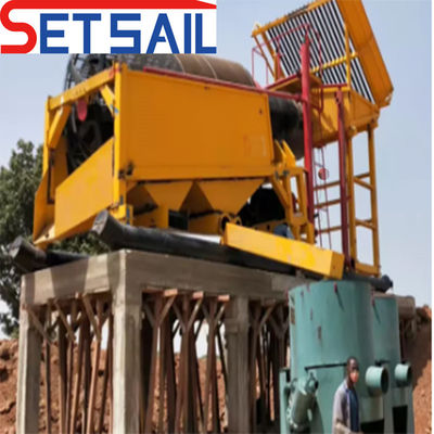 50-500 toneladas Centrifugadora terrestre Máquina de diamantes Planta de oro para el procesamiento de oro a gran escala