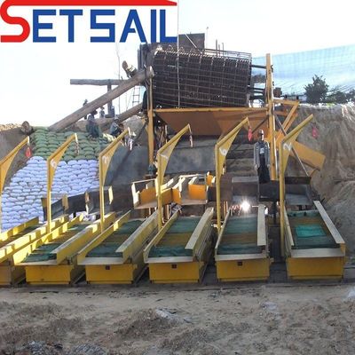 Potencia de elevación 2.0-10kw Capacidad 50m3-500m3 Ahorro de energía Vibración mineral Pantalla de oro