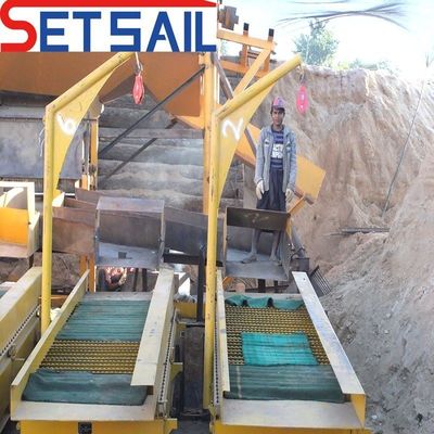 460.00cm * 200.00cm * 225.00cm Tamaño del paquete Equipo de minería de diamantes con pantalla de tambor de oro