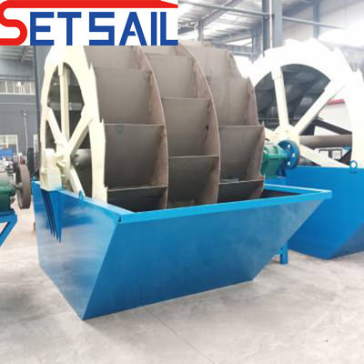 650 Lavadora de arena de doble rueda con reductor principal con consumo de agua de 40-300 t/h