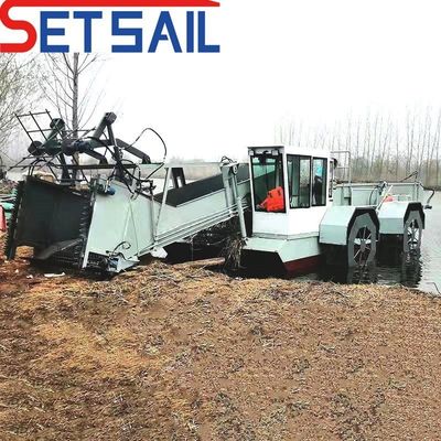 Solicitud personalizada 0,55m-2m cosechadoras de jacinto de agua para cortar descarga de transporte