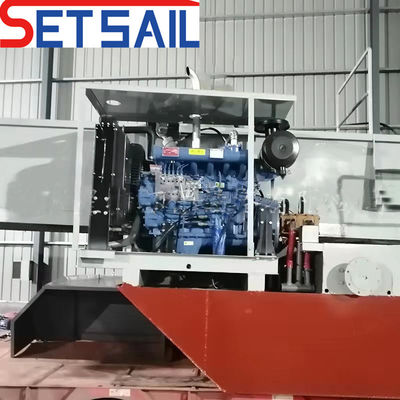 7.2m-25m Larga total Recolector de algas Buque de recolección de plantas acuáticas