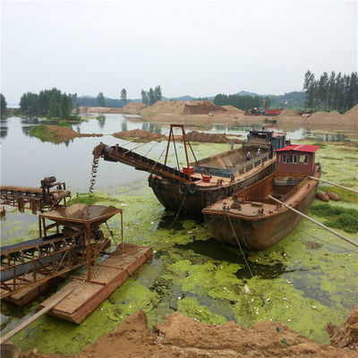 Barca de transporte de barro de río razonable para paquetes de arena de lago Peso bruto 68000.000kg