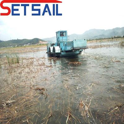 Máquina de corte de malezas acuáticas asequible Profundidad de corte de 1,2 m-2 m Bajo costo de envío