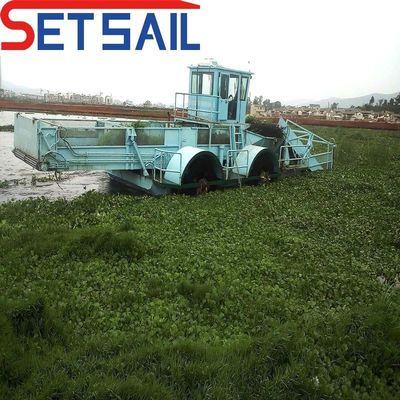 Máquina de corte de malezas acuáticas asequible Profundidad de corte de 1,2 m-2 m Bajo costo de envío