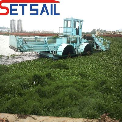 Máquina de corte de malezas acuáticas asequible Profundidad de corte de 1,2 m-2 m Bajo costo de envío