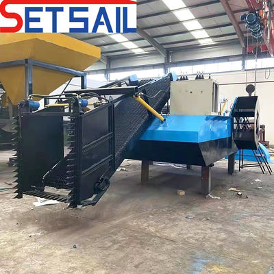 Motor diésel, recolector de jacinto de agua personalizado, barco de vela con energía eléctrica