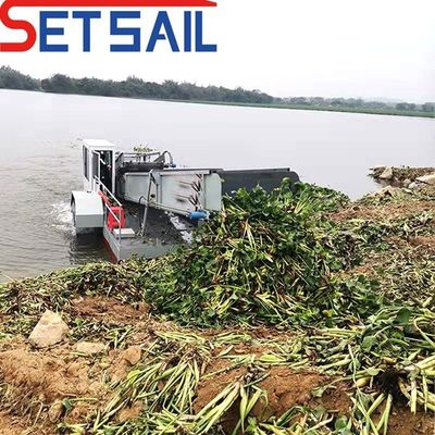 US Recolector de plantas acuáticas multifunción / limpiador de basura acuática ancho de corte 3m-6m