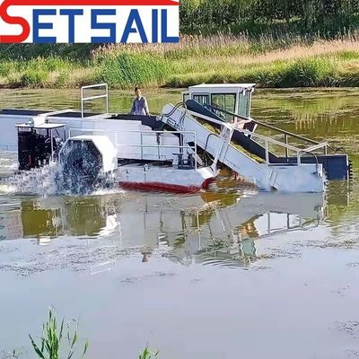 Recolector de malezas acuáticas de río longitud total 7,2m-25m Máximo Capacidad de carga 50m3 por ingenieros