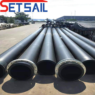 Tubo de descarga de excavadora de succión de cortador con refuerzo de cuerda textil de alta tracción